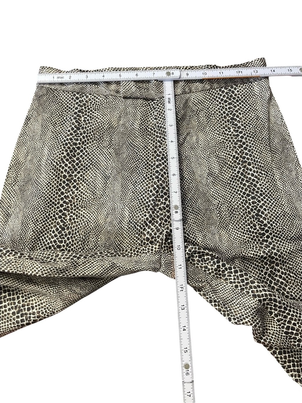 Vertigo Paris Snake Print Wide Leg Pants Women’s US 6 Made in France - Picture 4 of 7